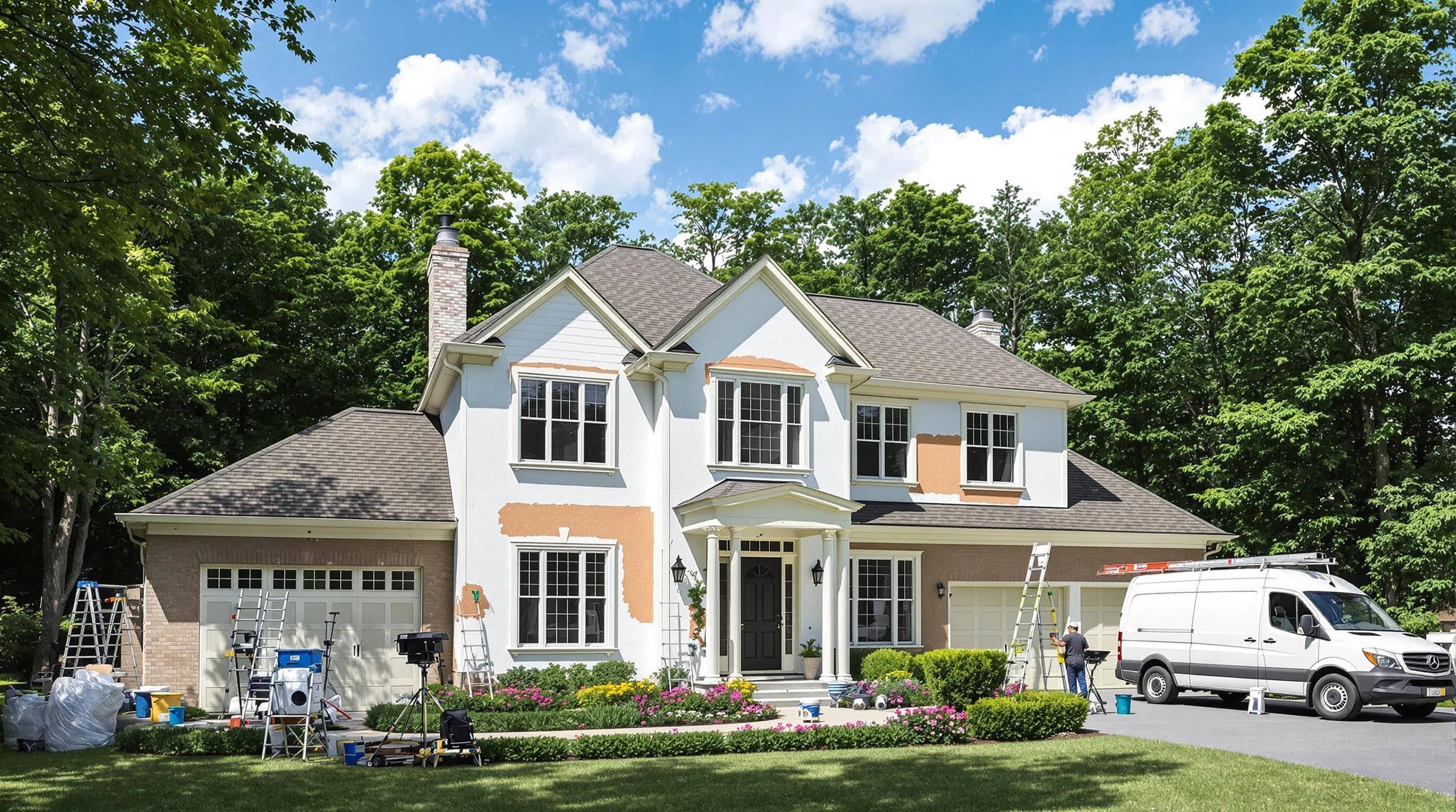 Coolidge House Painters painting equipment